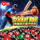Cricket Ball Roulette live casino game